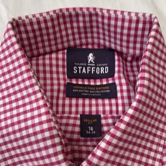 Mens Stafford L/S Button down - Picture 3 of 3